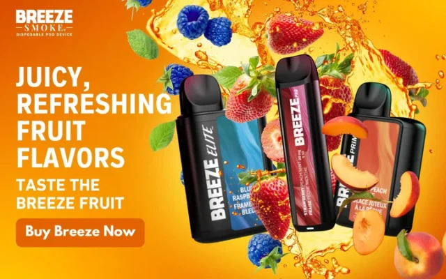 Breeze Fruit Disposable Vape – Bursting with Flavor in Every Puff